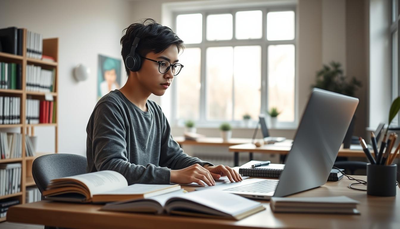 University campus and academic environment in Amsterdam
